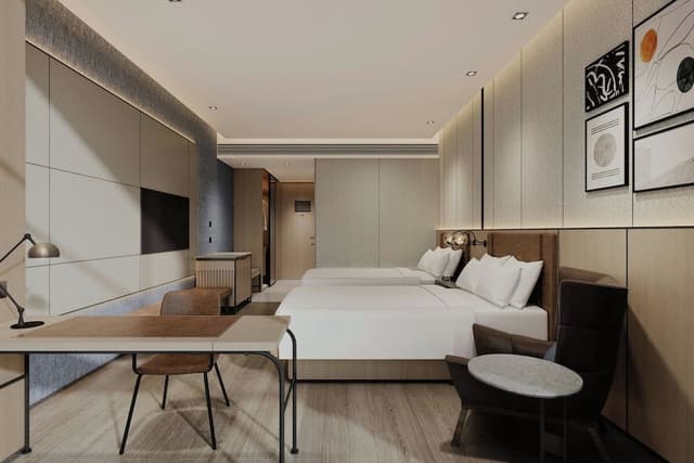 Superior Room, 2 Double Beds, City View