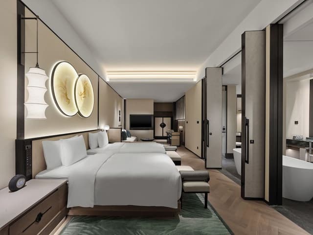 Lagoon view pool room - Twin