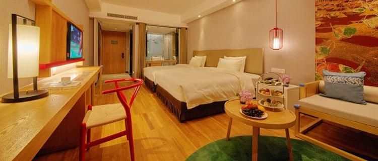 โรงแรมนิวเซ็นจูรี่มานจู หนิงโป เซียงซาน ศูนย์ขนส่งบัส วันดา พลาซ่า (New Century Manju Hotel Ningbo Xiangshan Bus Center Wanda Plaza)0
