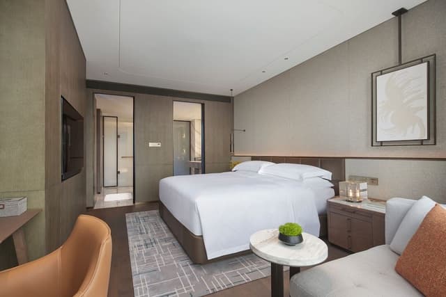 1 King, 1 Bedroom, Living Area