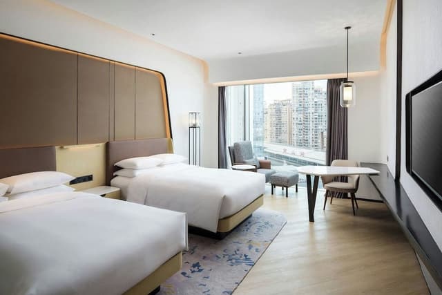 Deluxe Room, 2 Double Beds, Smoking