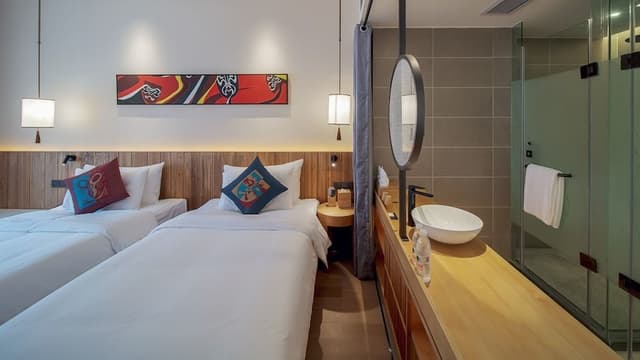 Twin Room, Garden View