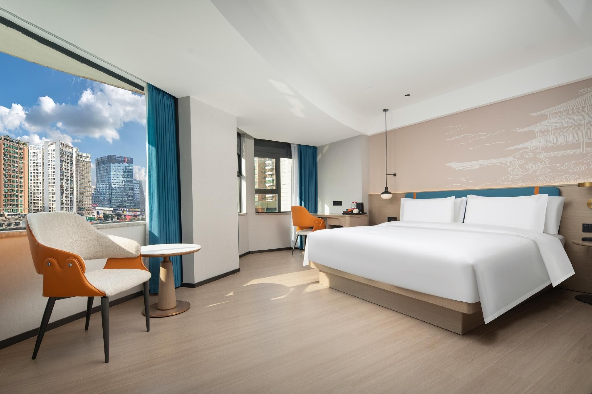 อี้จื๋อ โฮเทล ชางกัง เมโทร สเตชั่น - ฟรี ชัทเทิล บัส ดิวริง แคนตัน แฟร์ (YiZhi Hotel Changgang metro station-Free shuttle bus during canon fair)1