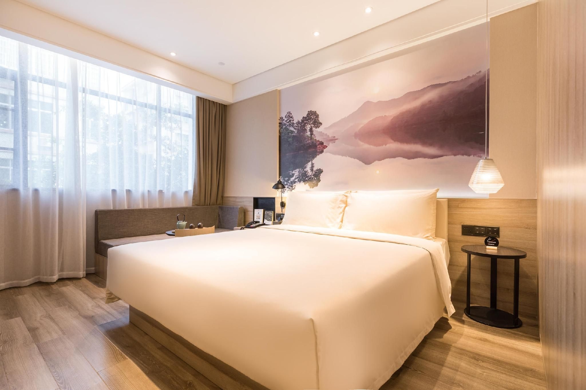 โรงแรมอะทัวร์ กวางโจว สถานีรถไฟใต้ดินหัวตูพลาซา (Atour Hotel Guangzhou Huadu Plaza Metro Station)1