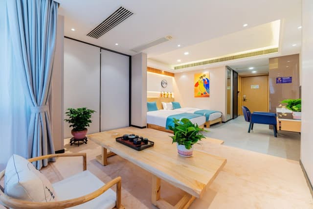Japanese Style Twin Room with 2 Single Beds and Flooring