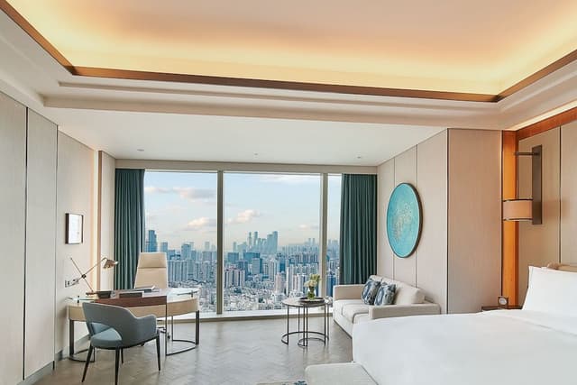 Premier Room, 1 King Bed, Sea View (and City View)