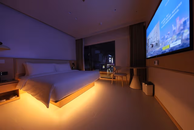 Senior Double Room, City View