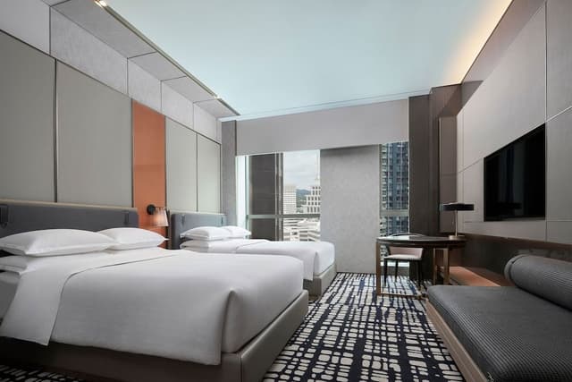 Executive Room, 2 Double Beds, City View
