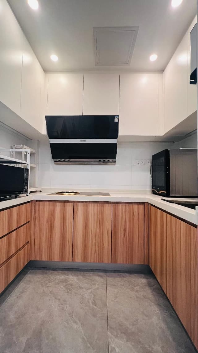 Two-Bedroom One Bathroom Sky High Apartment