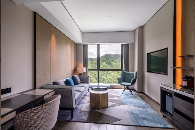 Suite, 1 King Bed, Park View