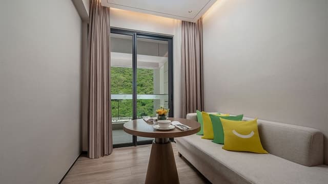 Double Room, Multiple Beds, Balcony, Mountain View