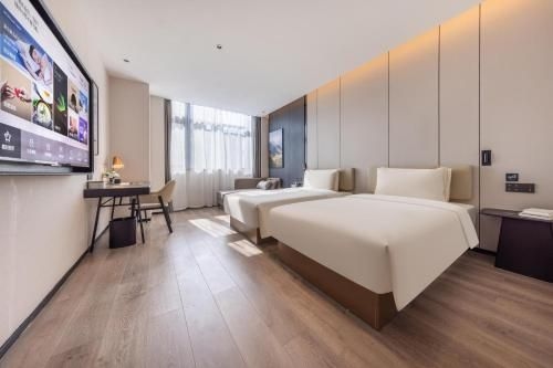 อทัวร์ โฮเทล หางโจว เซียวชาน เรลเวย์ เซาท์ สเตชั่น เซียวเชา โรด (Atour Hotel Hangzhou Xiaoshan Railway South Station Xiaoshao Road)2