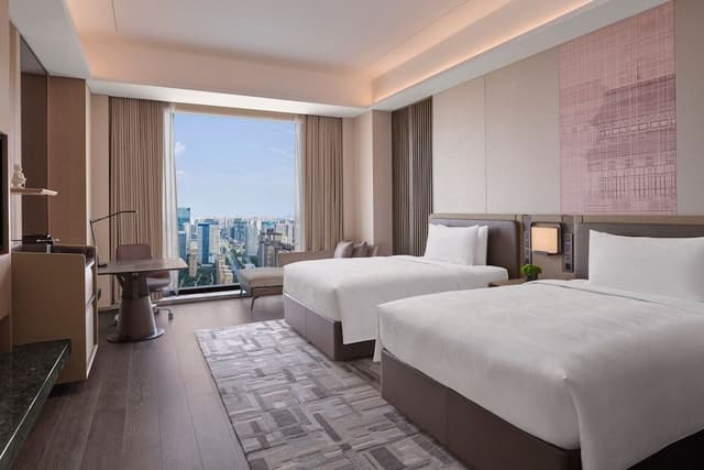 Executive Room, 2 Double Beds, City View
