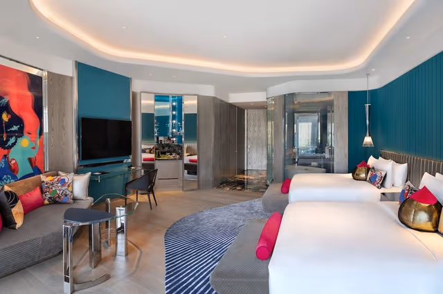 Wonderful Room, Room, 2 Double Beds, City View