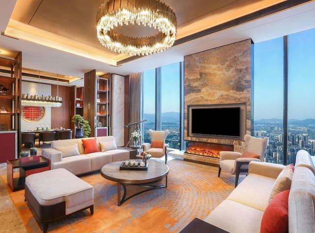 Presidential Suite, 1 King Bed, Accessible, Club Lounge Access (High Floor)