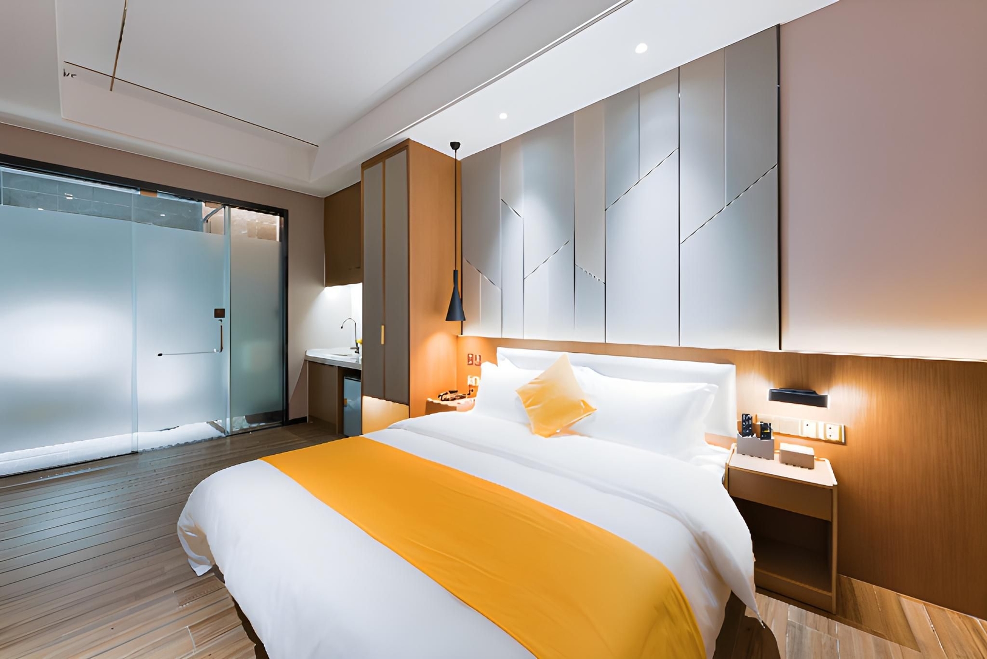 Poltton International Service Apartment Foshan Yintian Plaza Wanhu Metro Station3