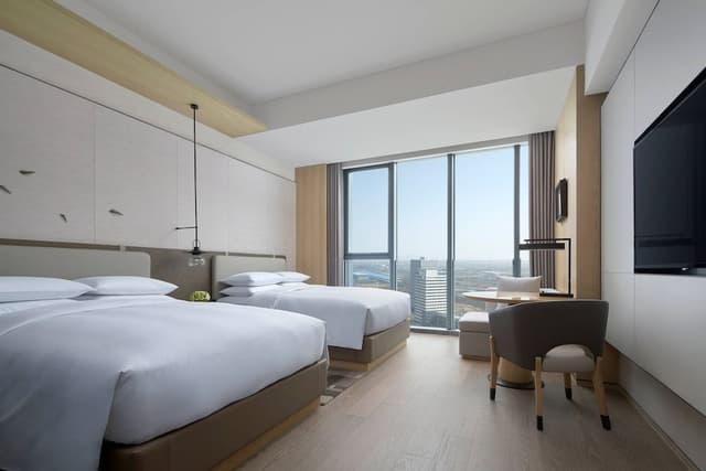 Room, 2 Double Beds, City View