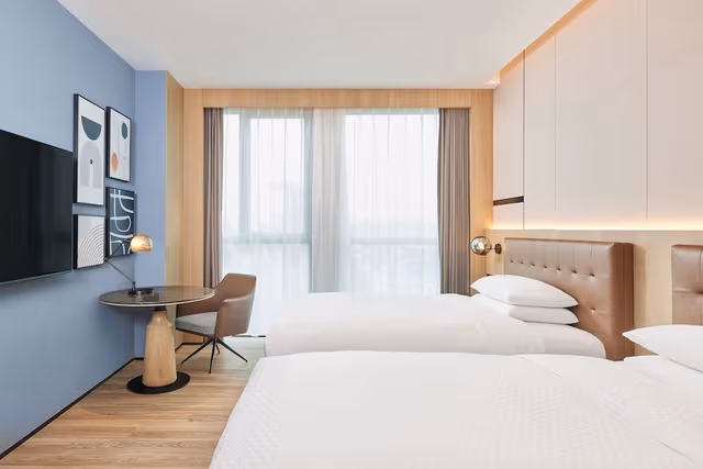 Business Room, 2 Double Beds