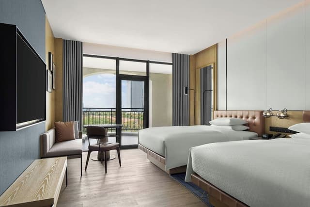 Premier Room, 2 Double Beds, River View