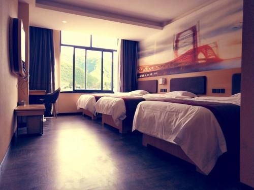 แท็งค์ อินน์ โฮเต็ล เสฉวน ก้านจือ คังติงซิตี้ ซินตูเฉียว (Thank Inn Hotel Sichuan Ganzi Kangding City Xinduqiao)2