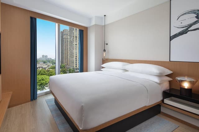 Comfort, Guest Room, 1 King, City View