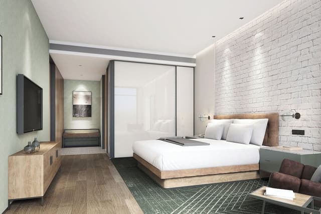 Suite, 1 King Bed, Balcony, Mountain View
