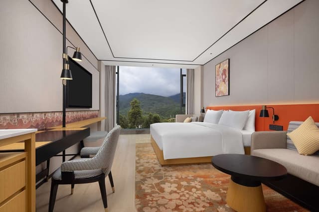 KING GUEST ROOM WITH MOUNTAIN VIEW
