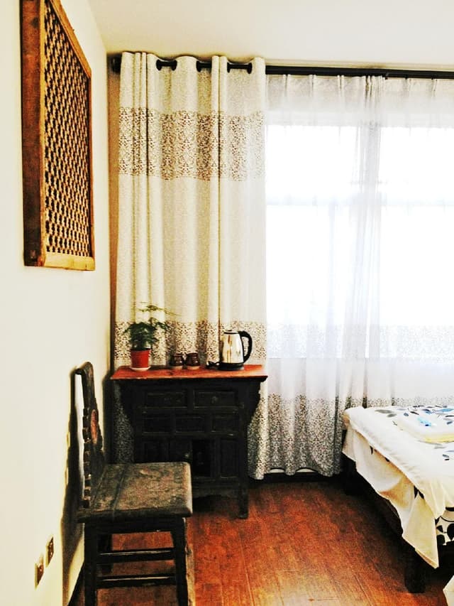 Twin Bed Room With Private Bathroom