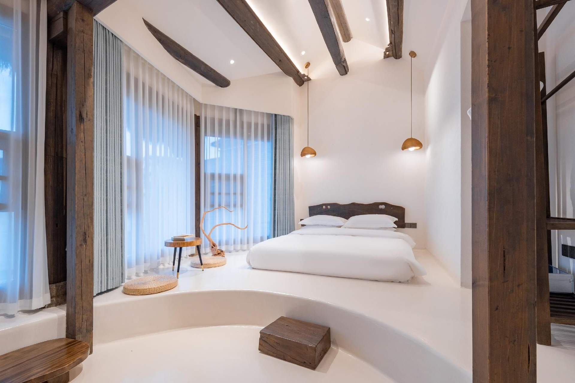 ฟลอรัล ลักชัวรี่ เหิงเตี้ยน ซินตี้ บีแอนด์บี (Floral Luxury Hengdian Xindi B&B)4