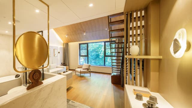 Loft with Bathtub