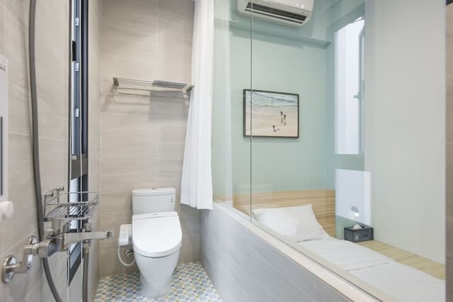 Mini Double Room, 1 Double Mattress (Internal Window, No Smoking)