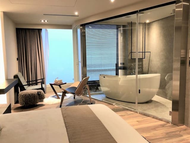 Grand Double Room, 1 Bedroom, Hot Tub, Ocean View
