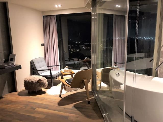 Grand Double Room, 1 Bedroom, Hot Tub, Ocean View