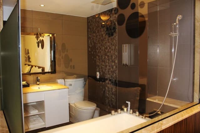 Standard Quadruple Room, 2 Double Beds, Beach View
