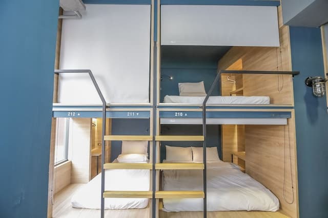 Double Bed in Mixed Dormitory Room-double occupancy