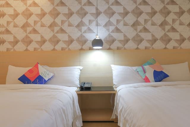 Superior Quadruple Room, 2 Double Beds, Balcony, City View