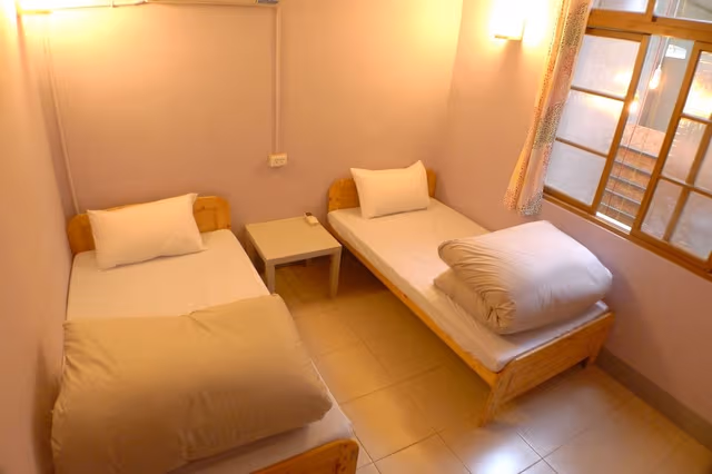 Twin Room, Shared Bathroom