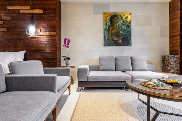Luxury Quadruple Room, Courtyard View