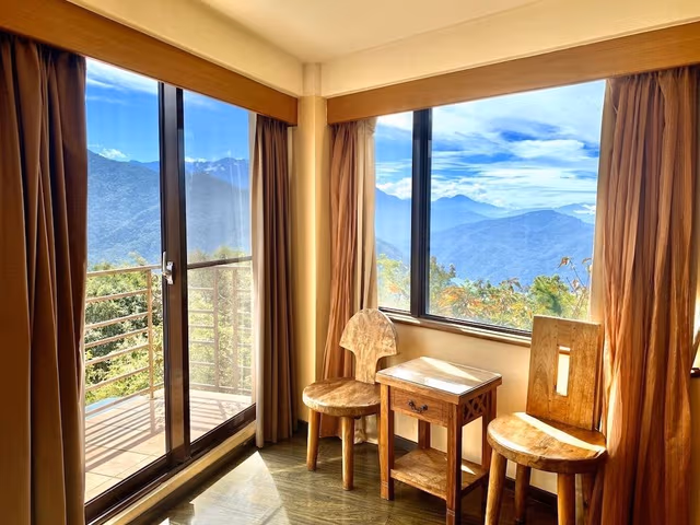 Quadruple Room, Balcony, Mountain View