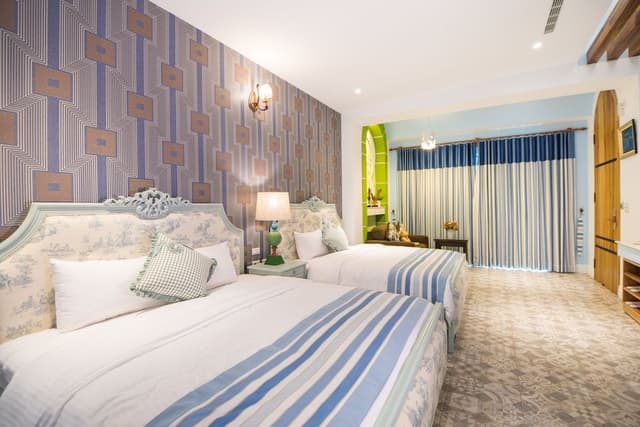 Elite Quadruple Room, Garden View