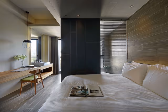 Deluxe Quadruple Room, 2 Double Beds, Bathtub, Mountain View
