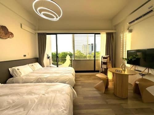 Deluxe Quadruple Room with Balcony