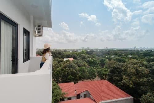 Garden View Twin Room with Balcony