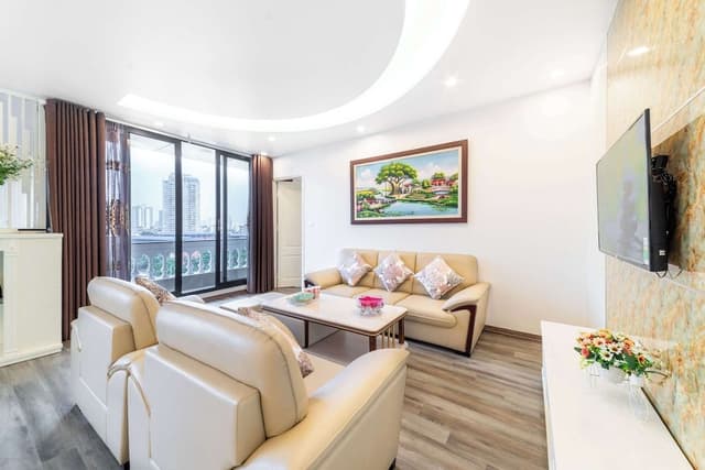 Junior Apartment, 1 King Bed with Sofa bed, Non Smoking, City View