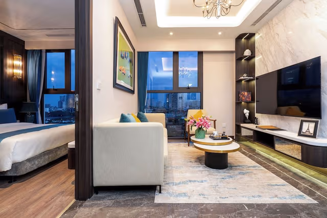 Deluxe Apartment, 2 Bedrooms, City View