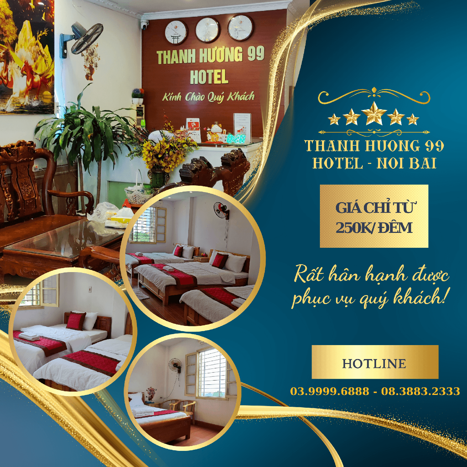 โรงแรมถั่ญฮึง 99 โหน่ย บ๋าย (Thanh Huong 99 Hotel Noi Bai)0
