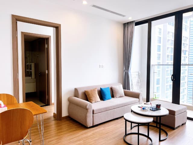 Two-Bedroom Premium Apartment with Balcony