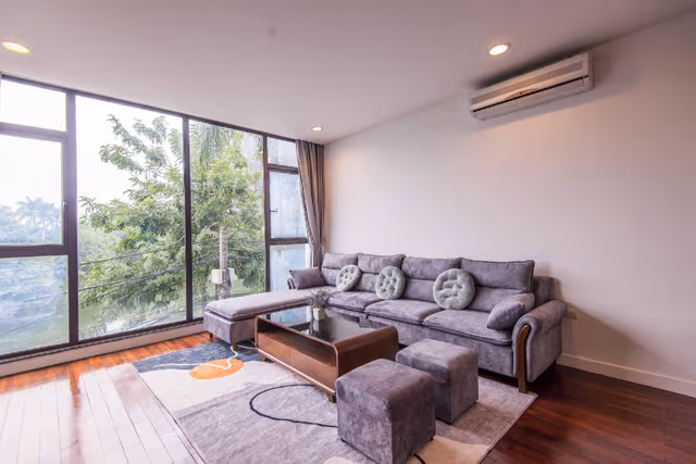 Two-Bedroom Family Apartment with Balcony
