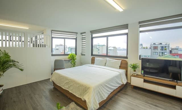 Studio, 1 Double Bed, Balcony, City View