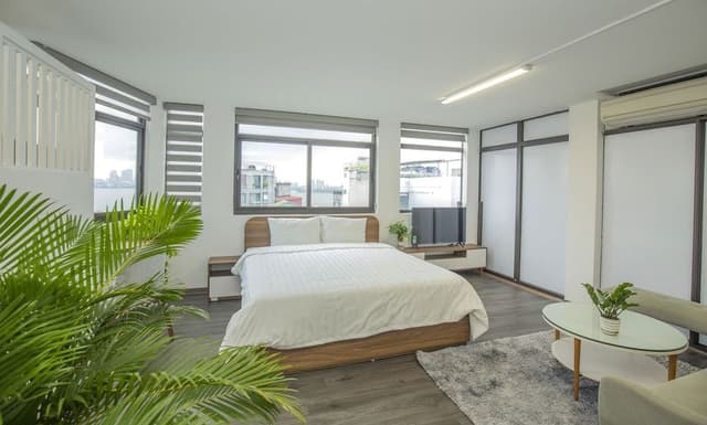Studio, 1 Double Bed, Balcony, City View